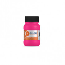 Pintura Acrilica Politec Magenta fluorescente 100ml. No 807 Caja c/6 piezas [ 11866 ]