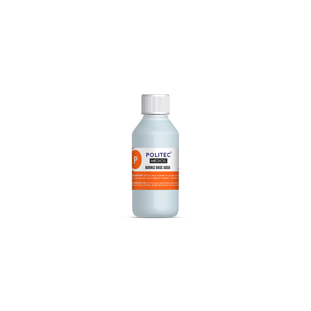 Barniz Brillante Politec  125ML Base Agua [ 21538 ]