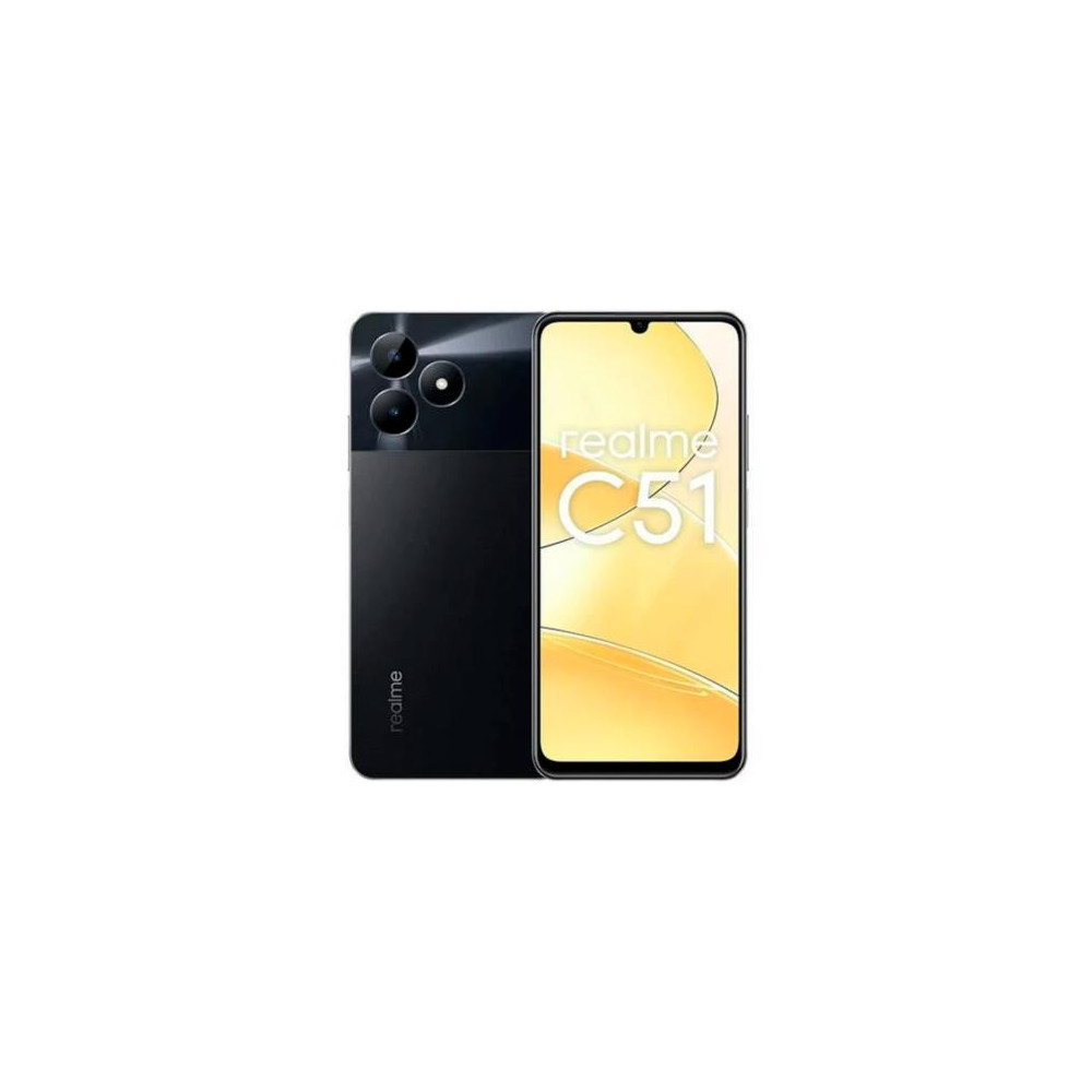 Smartphone Realme C51 6.74" Mali G57 128GB/4GB Cmara 50MP+5MP/5MP Android 13 Color Negro [ REALME-C51-4128-NEGRO ]