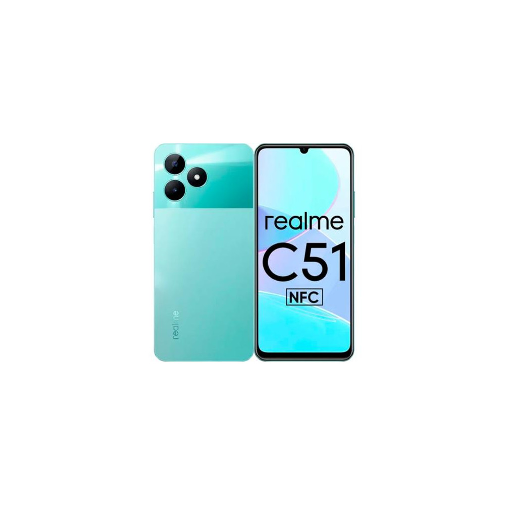 SMARTPHONE REALME C51 4+128GB COLOR VERDE MENTA [ REALME-C51-4128-VERDE-MENTA ]