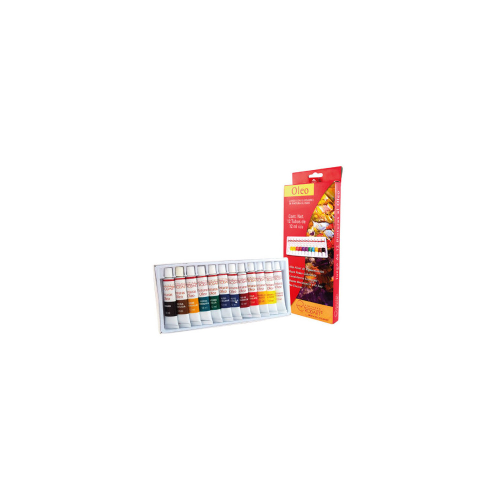 Oleo Rodart 12 ml juego C/12 colores [ 12948 ]