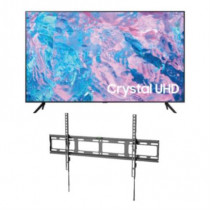 Bundle Samsung Televisor 85" UN85CU7000FXZX+TVFT690 Soporte Perlees Tru Vue Universal Flat [ BUNDLE-UN85CU7000FXZXTVFT690 ]