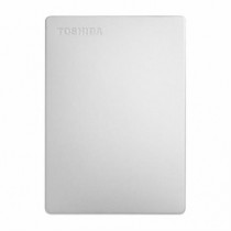 Disco Duro Externo Toshiba Canvio Slim 1TB 2.5" USB 3.0 Color Plata para Windows y Mac [ HDTD310XS3DA ]