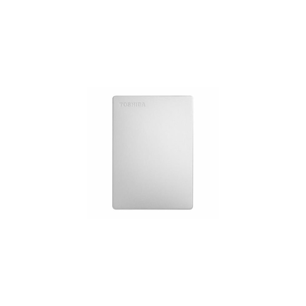 Disco Duro Externo Toshiba Canvio Slim 1TB 2.5" USB 3.0 Color Plata para Windows y Mac [ HDTD310XS3DA ]