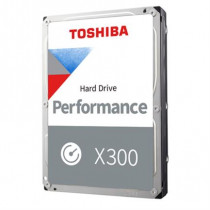 Disco Duro Interno Toshiba X300 Perfomance 6TB 3.5" 7200RPM SATA lll 6Gbit/s Cach 256MB para NAS [ HDWR460XZSTA ]