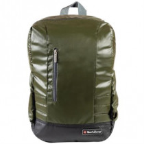 Mochila Techzone Waterproof para Laptop Color Verde-Gris y Negro [ TZ16LBP23 ]