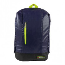 Mochila Techzone 15.6" Waterproof Plstico Tipo Chamarra para Laptop Color Azul-Verde y Negro [ TZ16LBP21 ]