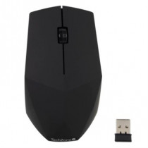 Mouse TechZone Prisma Inalmbrico 2.4Ghz 1200dpi 2 Pilas AA Color Negro [ TZ19MOU05-INA ]