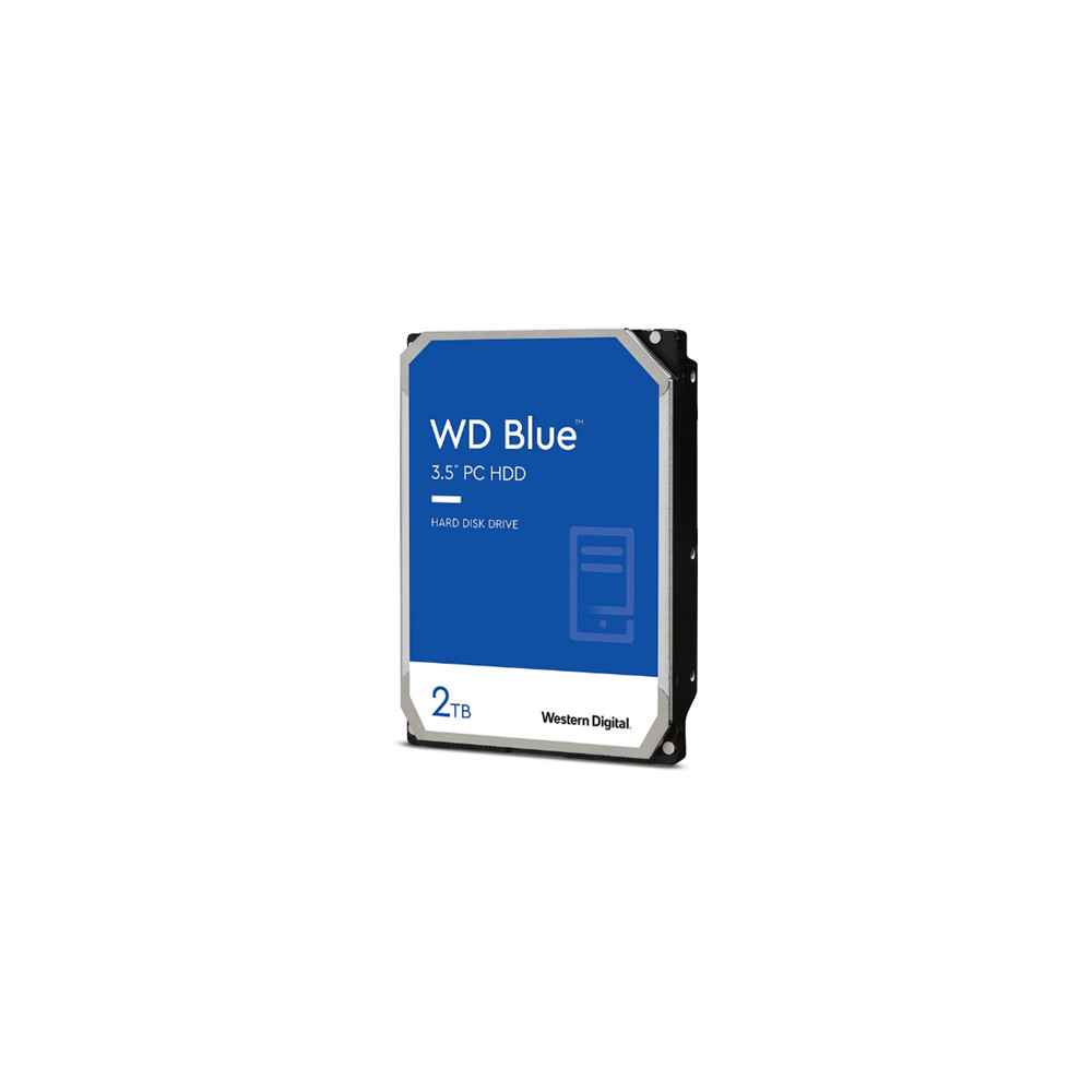 Disco Duro Interno Western Digital Blue 2TB 3.5" 5400RPM SATA lll 6Gbit/s Cach 256MB para PC [ WD20EZAZ ]