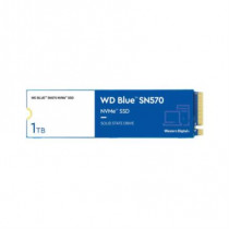 SSD Interno Western Digital Blue SN570 1TB M.2 2280 PCIe 3.0 NVMe Lect 3500/3000 MBs 3D NAND para PC [ WDS100T3B0C ]