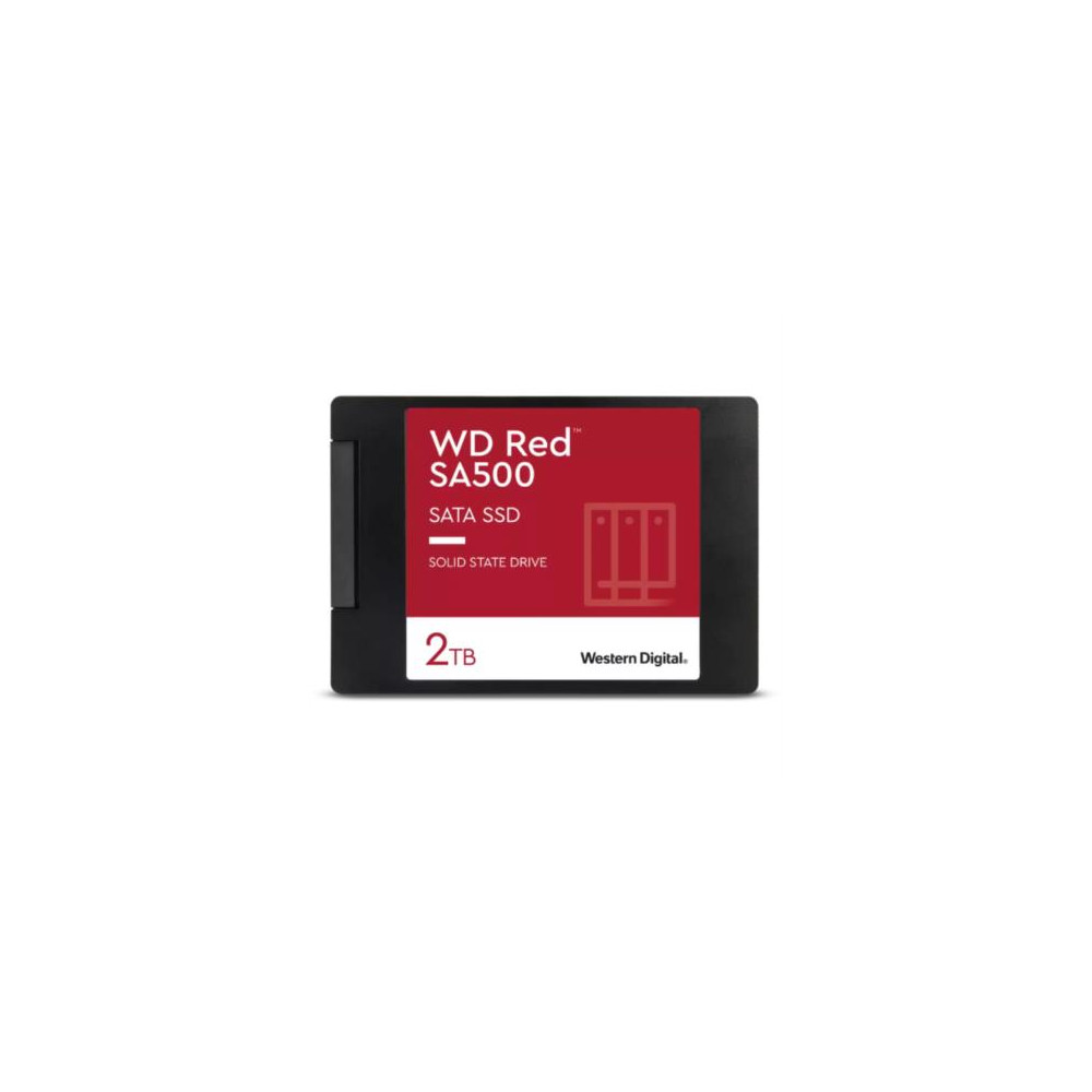 SSD Interno Western Digital Red SA500 2TB 2.5" 7mm SATA lll Lect 560/530 MBs 3D NAND para NAS [ WDS200T1R0A ]