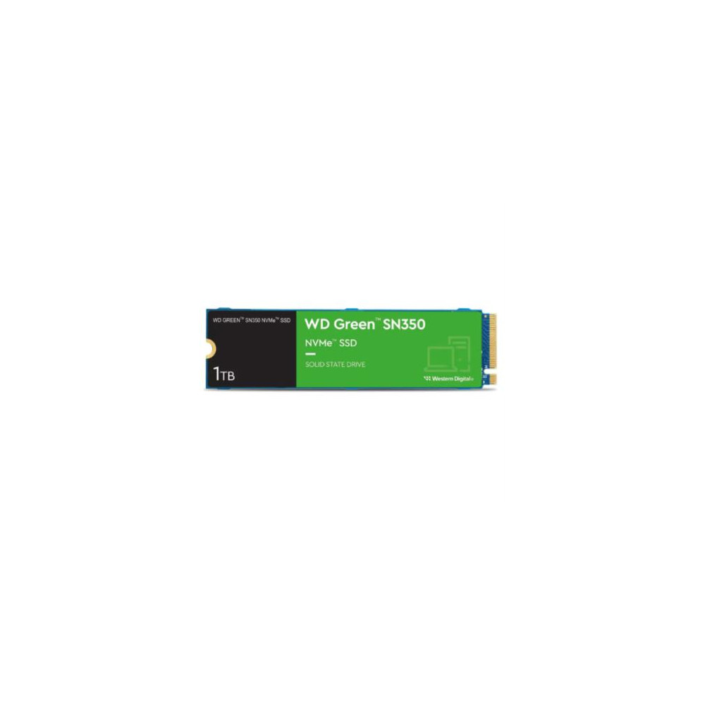 Unidad De Estado Solido SSD Interno Western Digital Green SN350 1TB M.2 2280 PCIe 3.0 NVMe Lect 2400 [ WDS100T2G0C ]