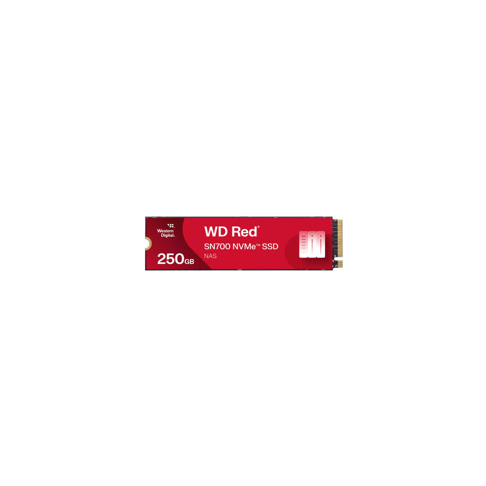 SSD Interno Western Digital  Red SN700 250GB M.2 2280 PCIe 3.0 NVMe Lect 3100/1600 MB/s WDS250G1R0C [ WDS250G1R0C ]