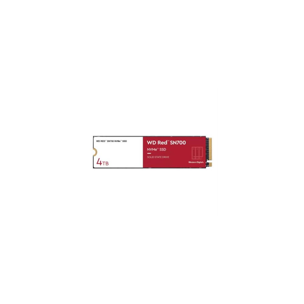 SSD Interno Western Digital  Red SN700 4TB M.2 2280 PCIe 3.0 NVMe Lect 3400/3100 MB/s WDS400T1R0C [ WDS400T1R0C ]