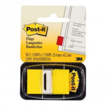 Banderitas 3M 680 Post It Amarillo 12 Piezas c/50 Hojas c/u [ 680-5 ]