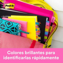 Mini Banderitas 3M Flecha Colores Brillantes 12x43mm 5 colores c/20 c/u caja c/6 estuches2x43mm C/10 [ 684-ARR4 ]