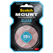 Cinta de montaje 3M modelo 410HDC transparente 25.4 mm X 1.5 mts [ 70009113930 ]