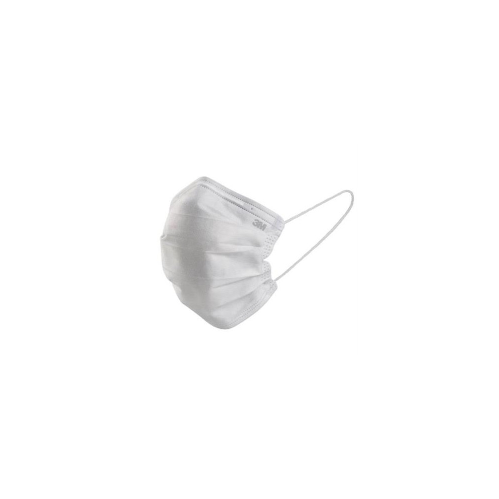 Mascarilla 3M Desechable 3 Capas Color Blanco Caja C/50 Pzas [ 70007059416 ]