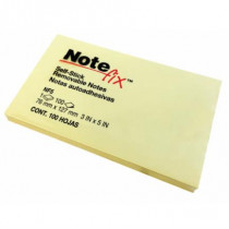 Notas 3M Adhesivas Note Fix 7.6x13 Color Amarillo 12 Bloques c/100 Hojas [ NF5 ]