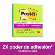 Notas Adhesivas 3M Post It 3x3 Style 90 Notas [ 654-2 ]