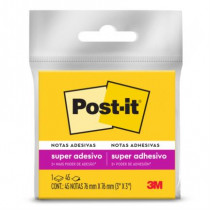 Notas Adhesivas 3M Post It Sper Sticky Opp 3x3" 45 Hojas [ HB004684401 ]