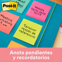 Notas Adhesivas 3M Post It Cubo Nen 3x3 400 Hojas [ 2027-BRT ]