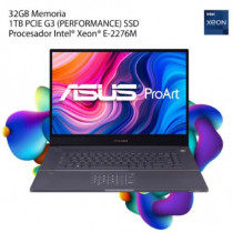 Laptop Asus ProArt StudioBook W700G1T 17" Intel Xeon E-2276M Disco duro 1TB SSD Ram 32 GB Windows 10 [ W700G1T-XE32G1TSWP-1 ]