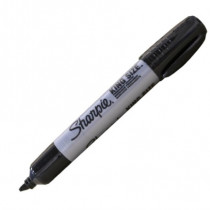 Marcador Permanente Sharpie King Size Negro Punta Cincel C/12 Pzas [ 1805603 ]