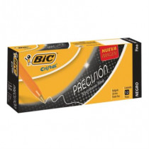 Bolgrafo BIC Cristal Precisin Punto Fino 0.8mm Color Negro C/12 Pzas [ 928494 ]