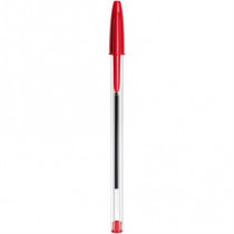 Bolgrafo BIC Cristal Dura+ Punto Mediano 1.0mm Color Rojo C/12 Pzas [ 923997 ]