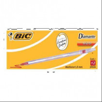 BOLIGRAFO BIC DIAMANTE MED ROJO C/12 [ MSD-11DR ]