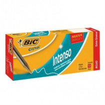 Bolgrafo BIC Cristal Intenso Punto Extra Grueso 1.6mm Color Rojo C/12 Pzas [ 924470 ]