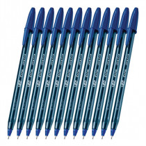 Bolgrafo BIC Cristal Precisin y Suavidad Punto Ultra Fino 0.7mm Color Azul C/12 Pzas [ CNP-12AZ ]