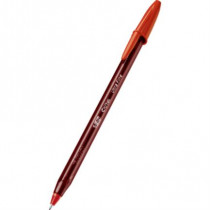 Bolgrafo BIC Cristal Precisin y Suavidad Punto Ultra Fino 0.7mm Color Rojo C/12+1 Pzas [ 922431 ]