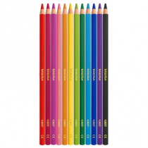 Colores BIC Evolution Largos Mina Gruesa 4mm C/12 Pzas [ 943468 ]