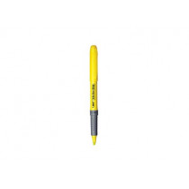 MARCADOR BIC BRITE LINER GRIP AMARILLO GBL-12 C/12 [ GBL-12AM ]