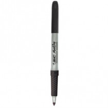 Marcador Permanente BIC Intensity Punta Fina 1.1mm Color Negro C/12 Pzas [ 966458 ]