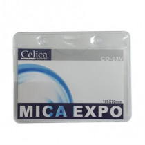 MICA P/GAFETE CELICA HORIZONTAL 105X70MM TRANSP C/10 PIEZAS [ CO-03V ]