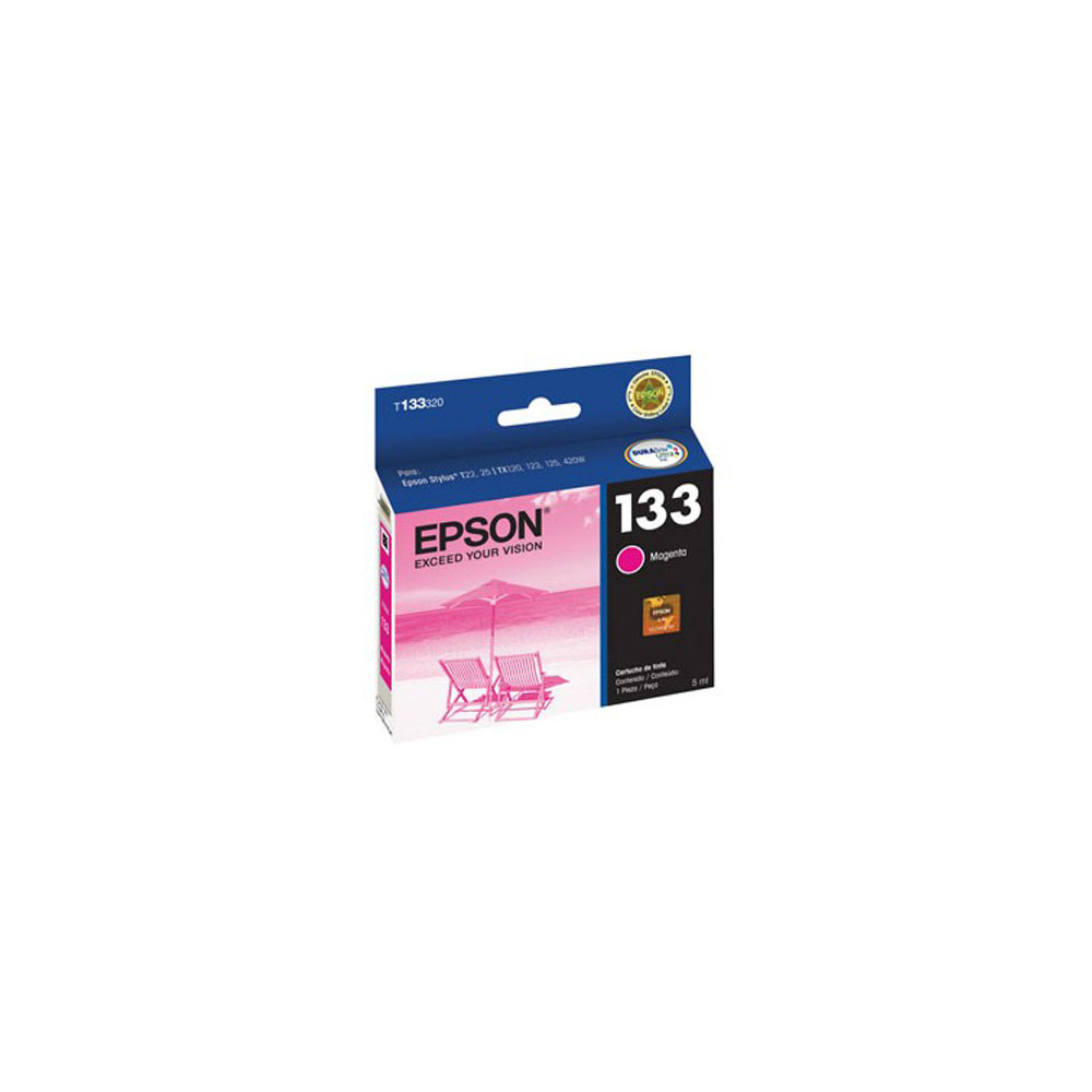 TINTA EPSON 133 STYLUS TX235W TX320F TX420W TX430W MAGENTA [ T133320-AL ]