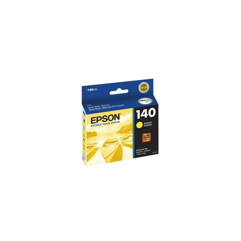 TINTA EPSON STYLUS TX525FW / TX560WD / TX620FWD AMARILLO [ T140420-AL ]