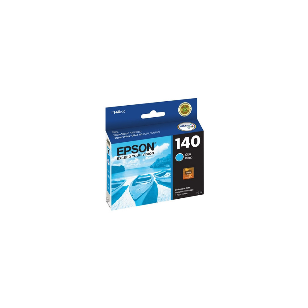 TINTA EPSON STYLUS TX525FW / TX560WD / TX620FWD CYAN [ T140220-AL ]