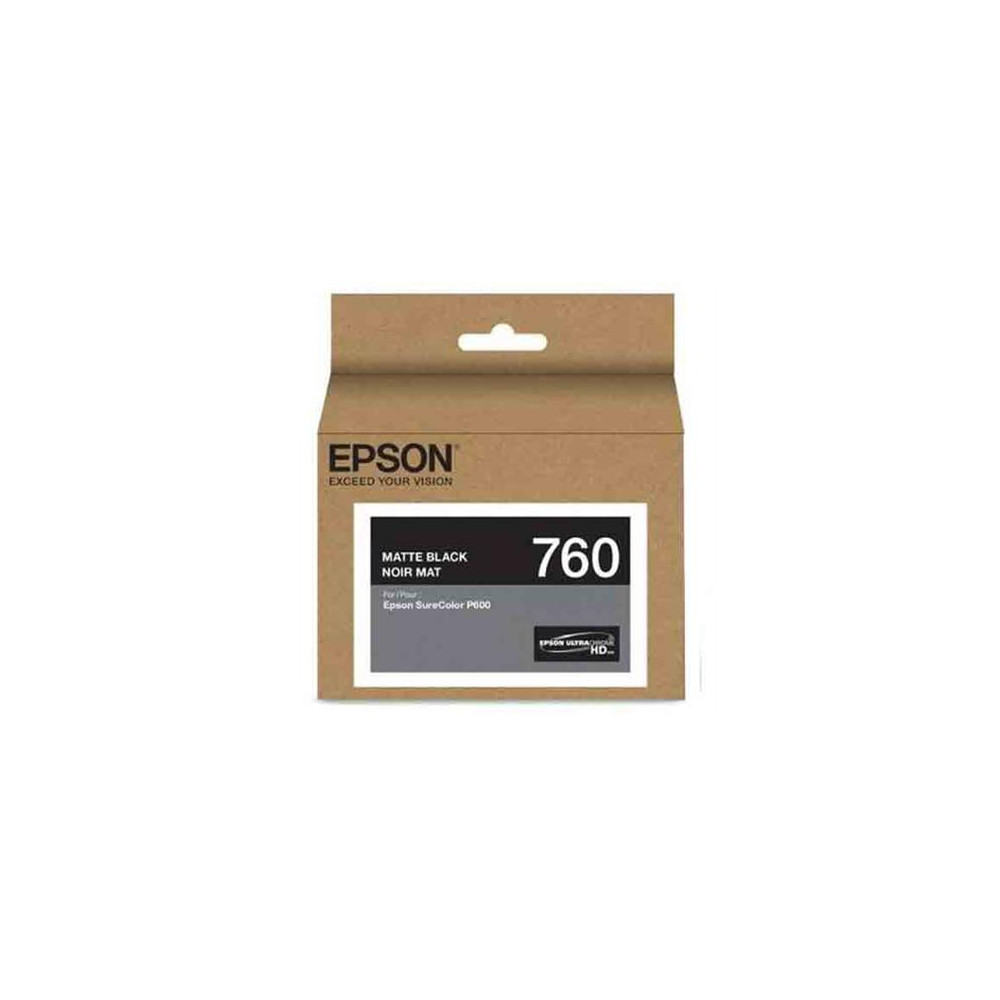 Tinta Epson SC-P600 25.9ml Color Negro Mate [ T760820-AL ]