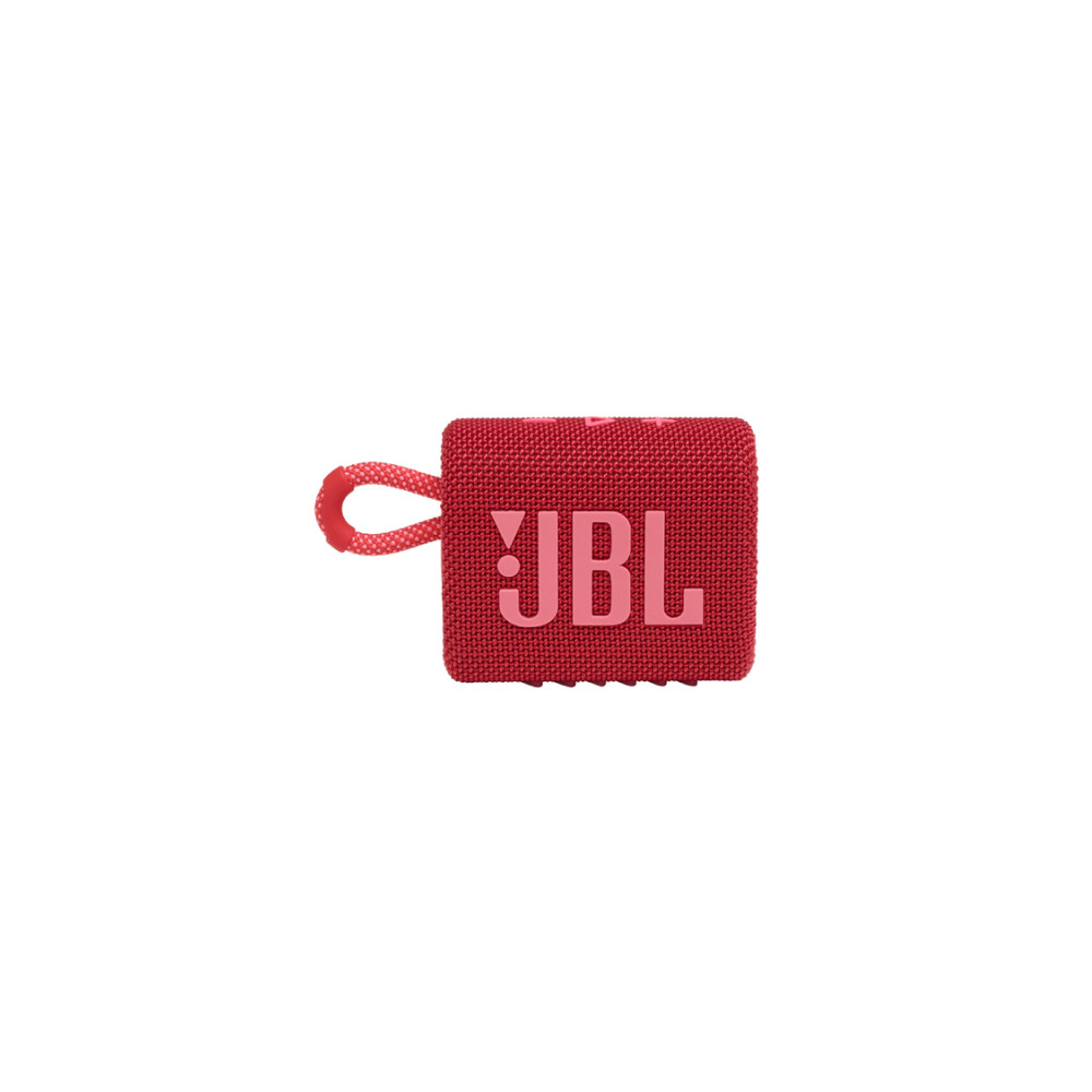 Altavoz Bluetooth Portatil JBL GO 3 con Bateria de 5 horas y Resistente al Agua Camuflaje Color Rojo [ JBLGO3REDAMNEW ]