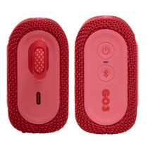 Altavoz Bluetooth Portatil JBL GO 3 con Bateria de 5 horas y Resistente al Agua Camuflaje Color Rojo [ JBLGO3REDAMNEW ]