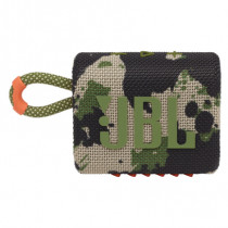 Altavoz Bluetooth Portatil JBL GO 3 con Bateria de 5 horas y Resistente al Agua Color Camuflaje [ JBLGO3SQUADAMNEW ]