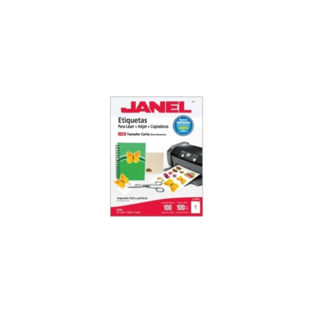 ETIQUETA JANEL 109 LASER 216 X 279 100H C/100 [ 1095165101 ]