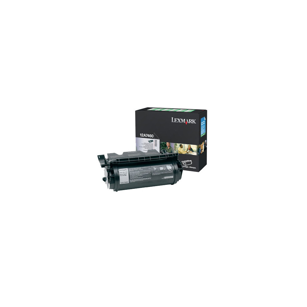 CARTUCHO TONER LEXMARK T632/634 RENDIMIENTO ESTANDAR [ 12A7460 ]