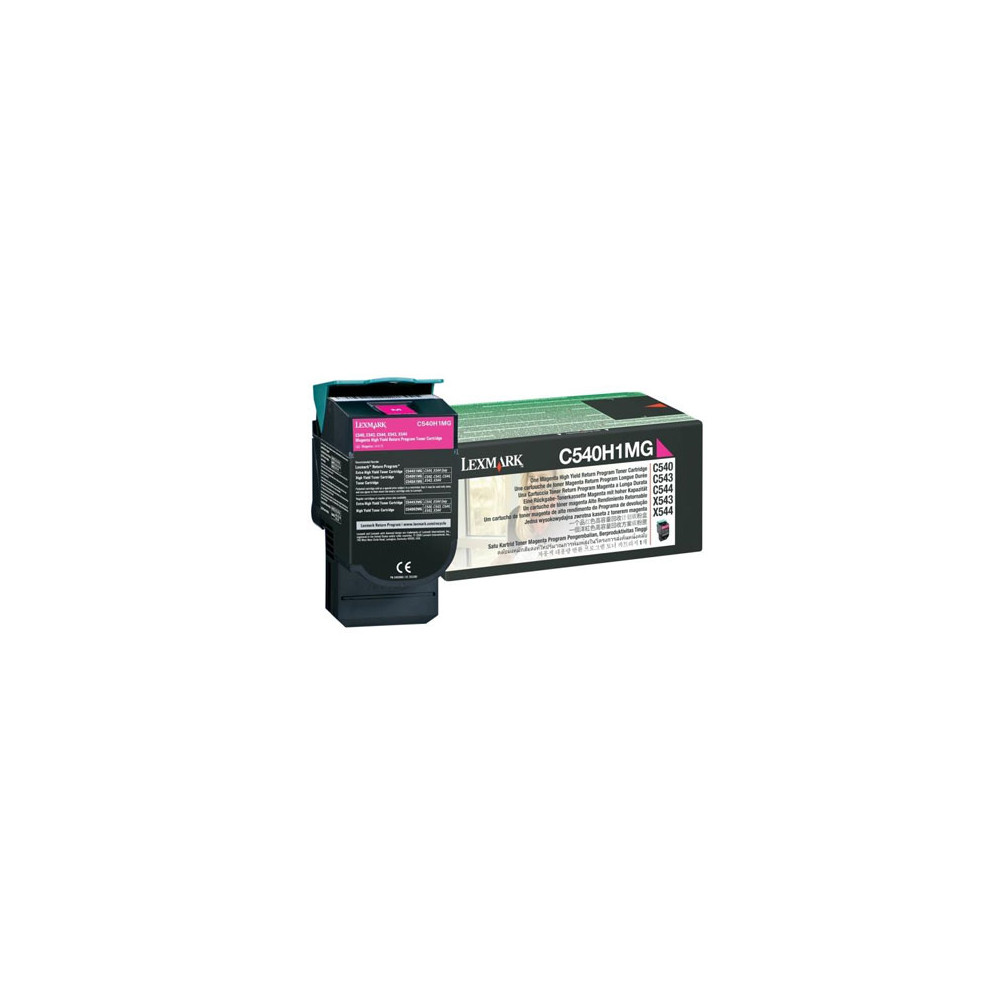 TONER LEXMARK RETURN C540/C543/C544 MAGENTA ALTO RE [ C540H1MG ]