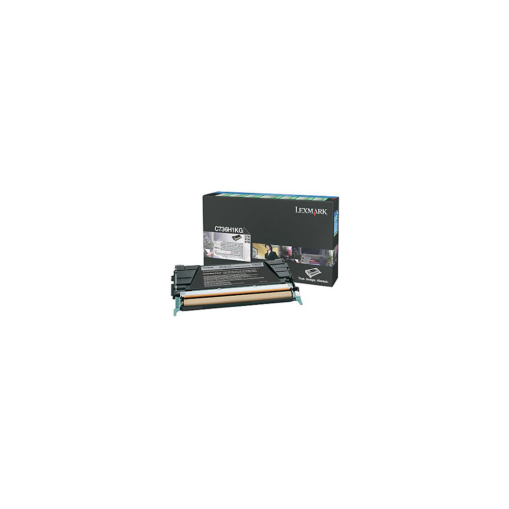 TONER LEXMARK NEGRO 12K ALTO REND RETURN PROG [ C736H1KG ]