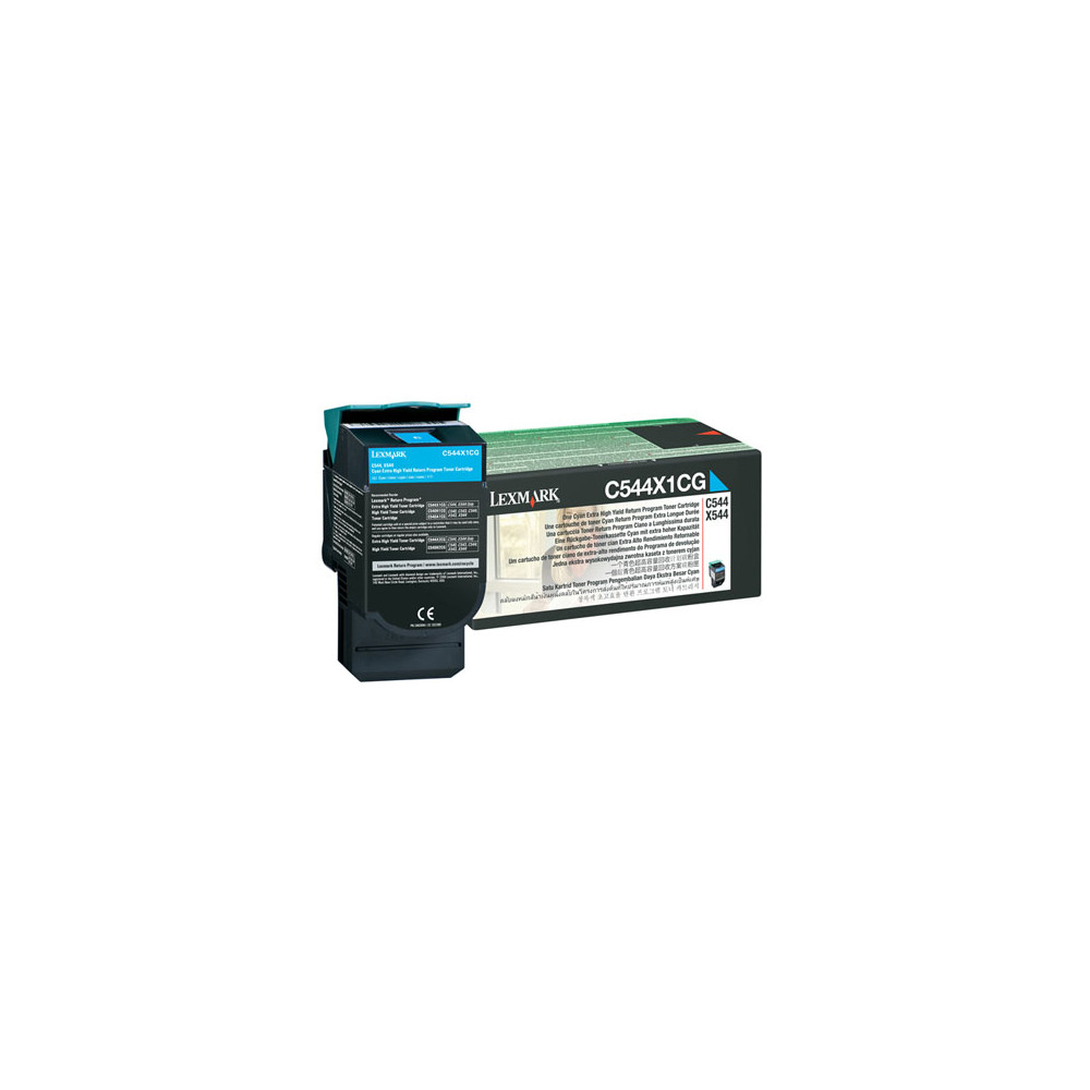 Tner Lexmark C544N Alto Rendimiento Retornable Color Cian [ C544X1CG ]